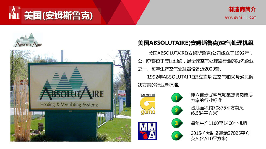 美国(安姆斯鲁克)产品系列介绍